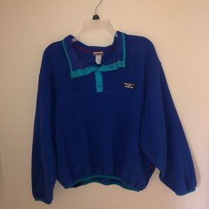 L.L Bean fleece crew neck vintage